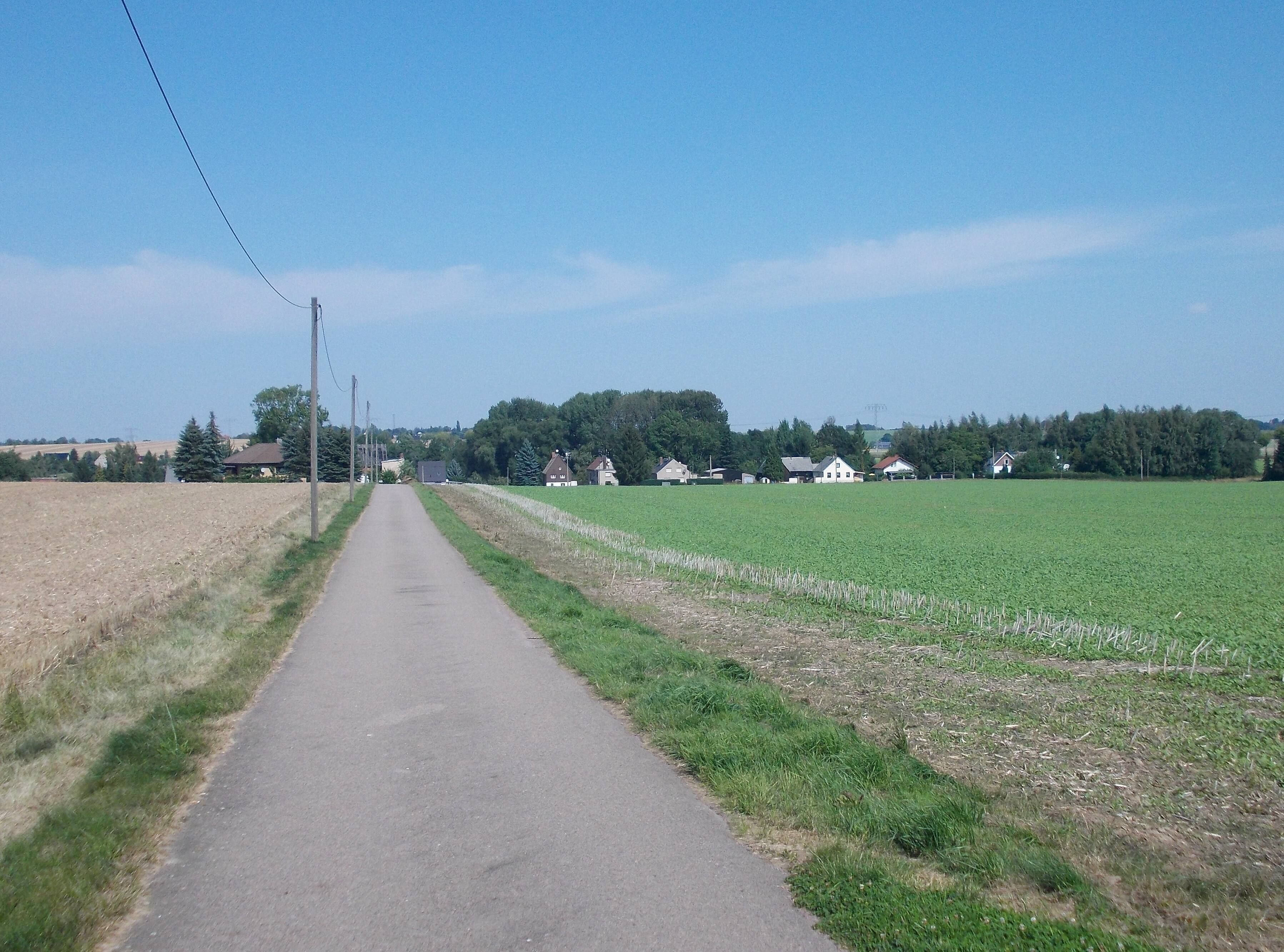 Heyda (Waldheim, Mittelsachsen district, Saxony) from the south