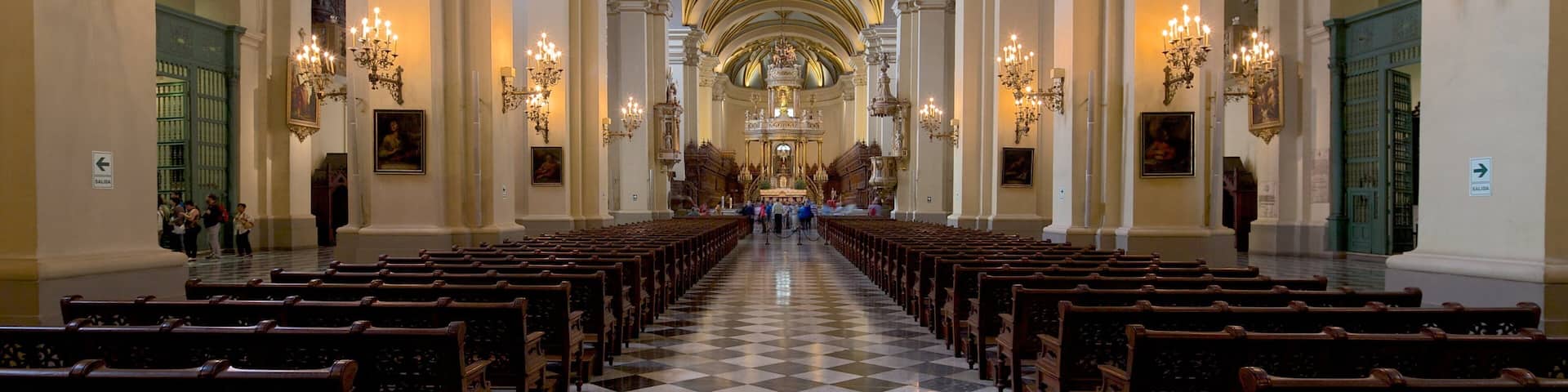 Lima which includes religious elements, interior views and a church or cathedral