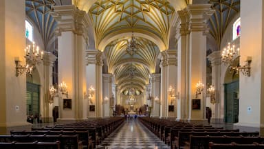 Lima which includes religious elements, interior views and a church or cathedral