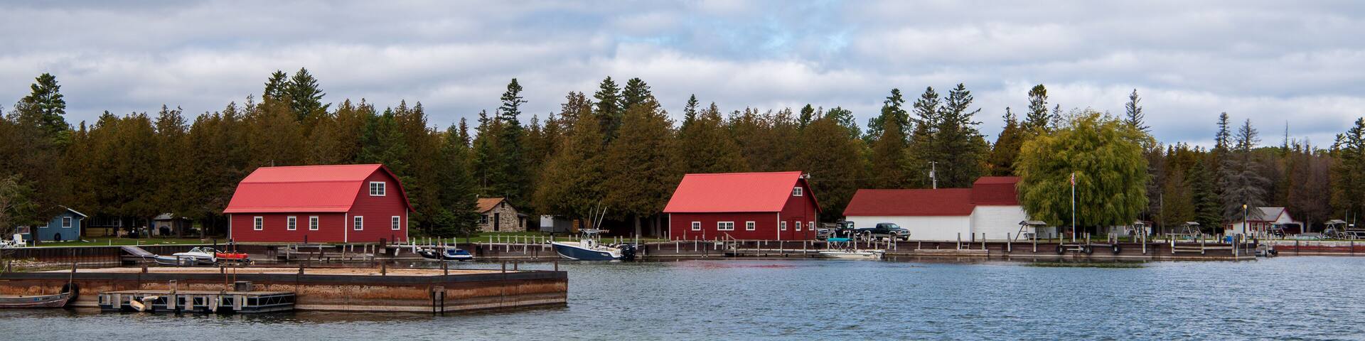 Jackson Harbor on Washington Island, Wisconsin