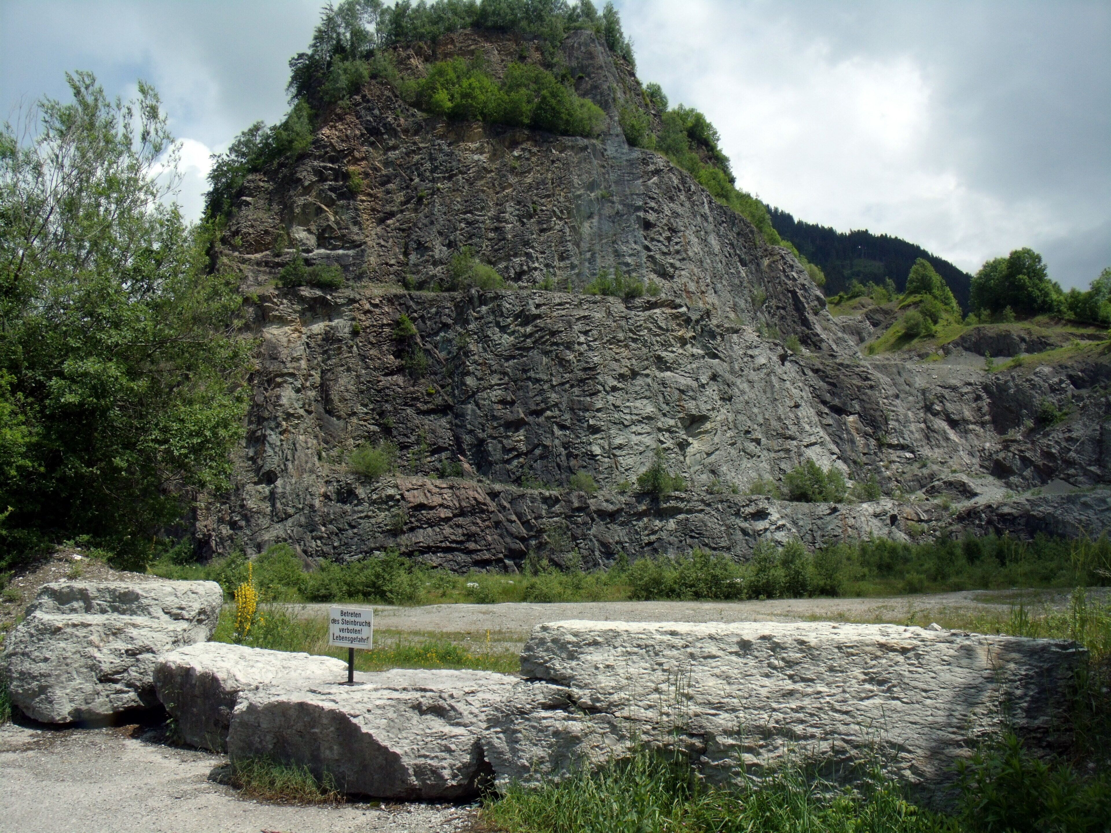 Biotop, früher Steinbruch