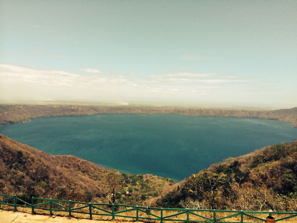Vista laguna de apoyo