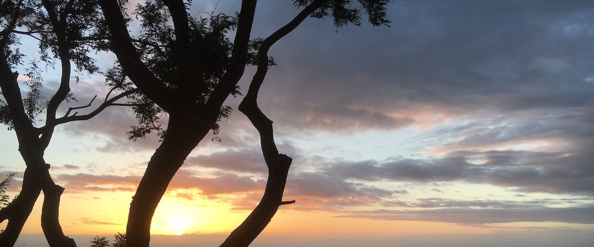 What a magnificent view to wake up to.