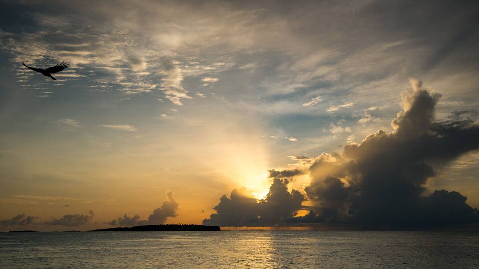 Sunrise in Maldives