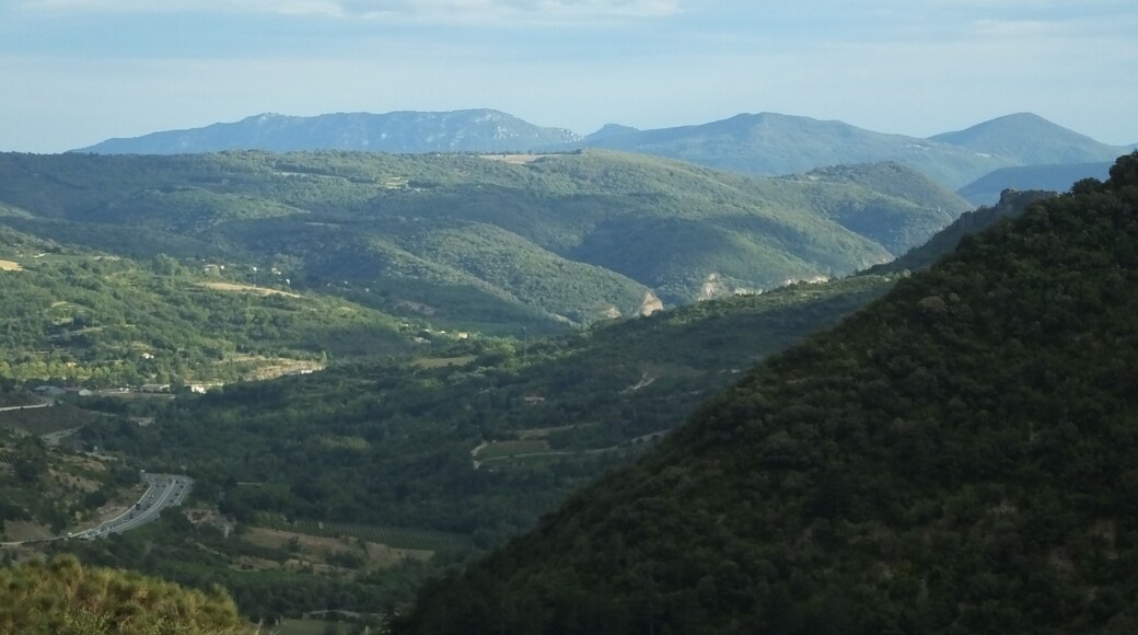 Aire de Belvédère de l' Escalettes, south bound before J51on the A75 autoroute in Hérault.