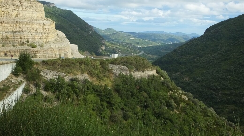 Aire de Belvédère de l' Escalettes, south bound before J51on the A75 autoroute in Hérault.
