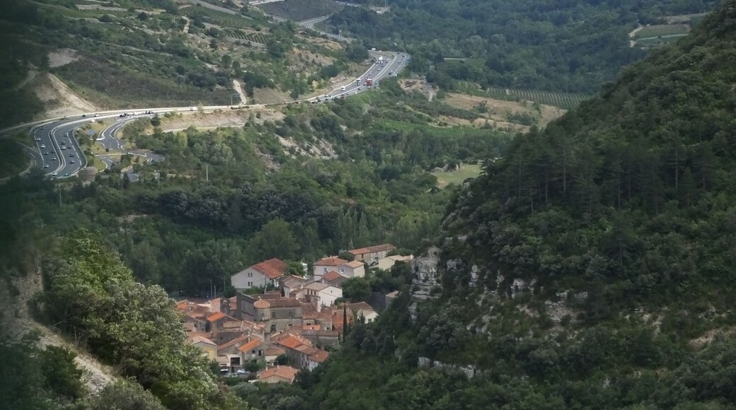 Aire de Belvédère de l' Escalettes, south bound before J51on the A75 autoroute in Hérault. Pégairolles de l'Escalette