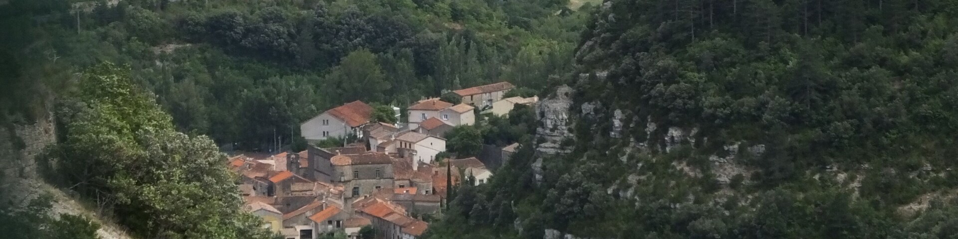 Aire de Belvédère de l' Escalettes, south bound before J51on the A75 autoroute in Hérault. Pégairolles de l'Escalette
