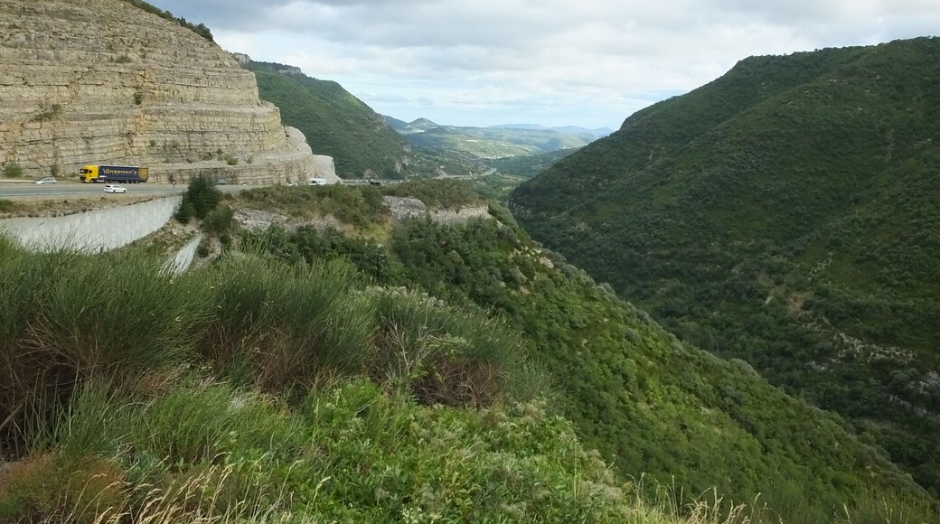 Aire de Belvédère de l' Escalettes, south bound before J51on the A75 autoroute in Hérault.