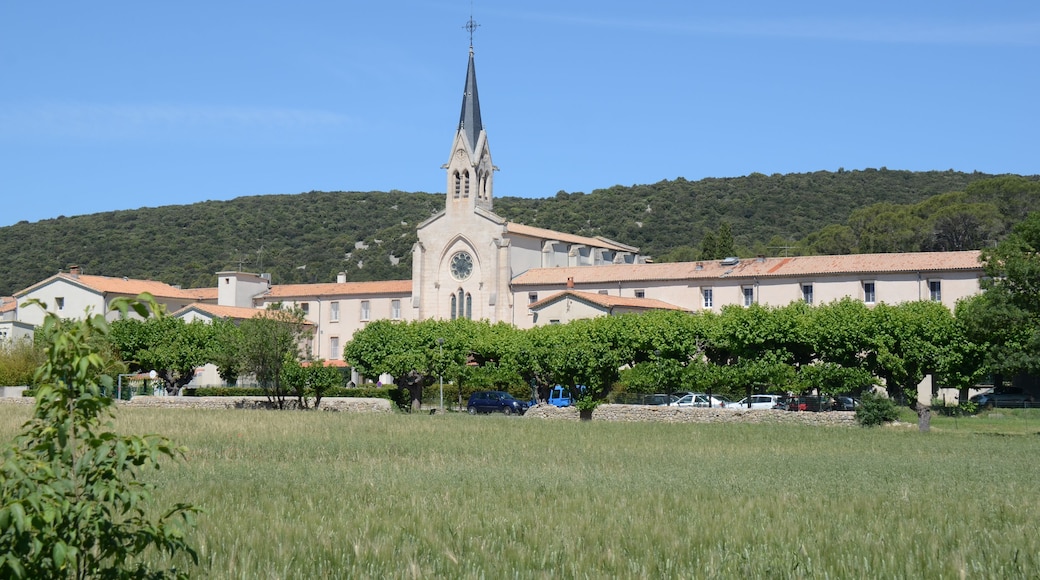 Church of Notre-Dame des Champs at les Matelles in French District Gard
