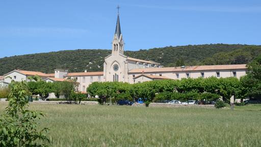 Church of Notre-Dame des Champs at les Matelles in French District Gard