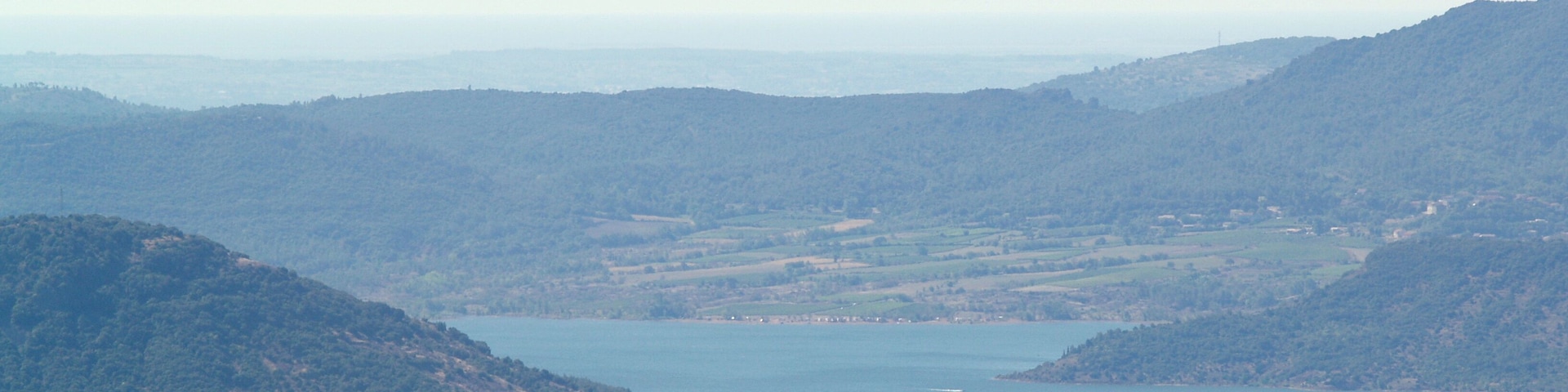view to Lac du Salagou