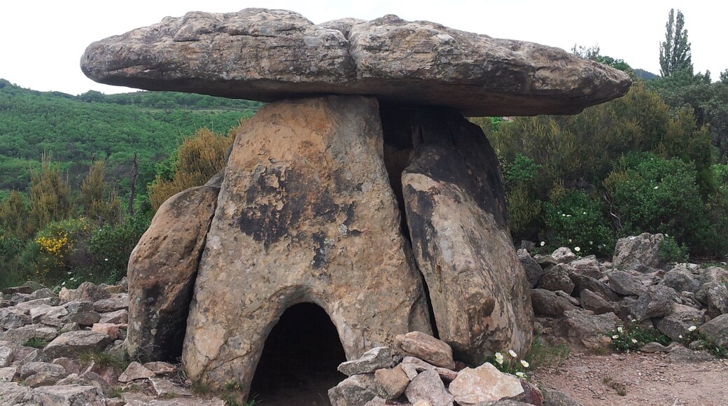 Dolmen of Coste-Rouge on the domain of the Saint-Michel de Grandmont Priory