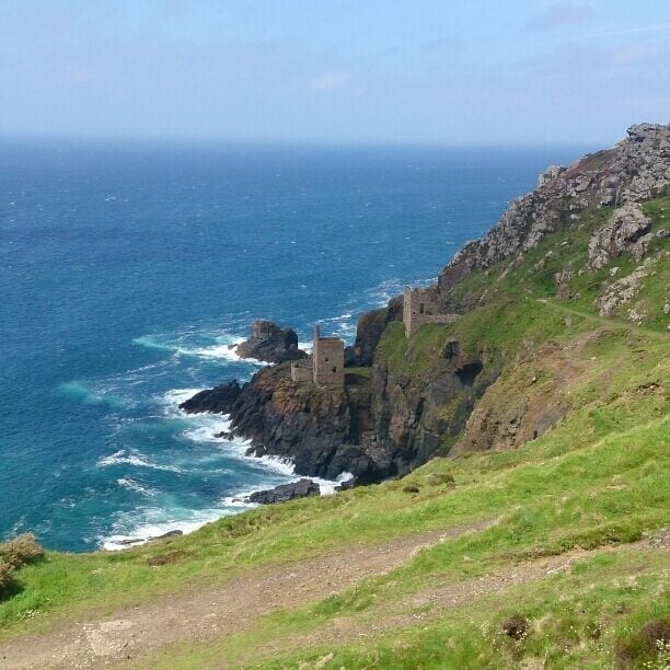 Beautiful view and interesting walk around old arsenic mine.