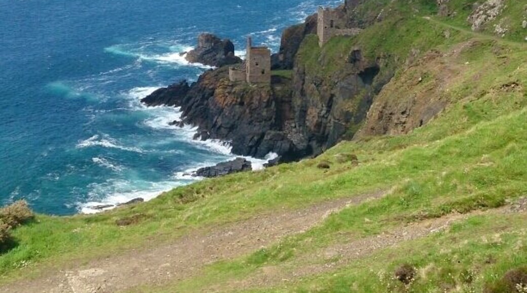 Beautiful view and interesting walk around old arsenic mine.