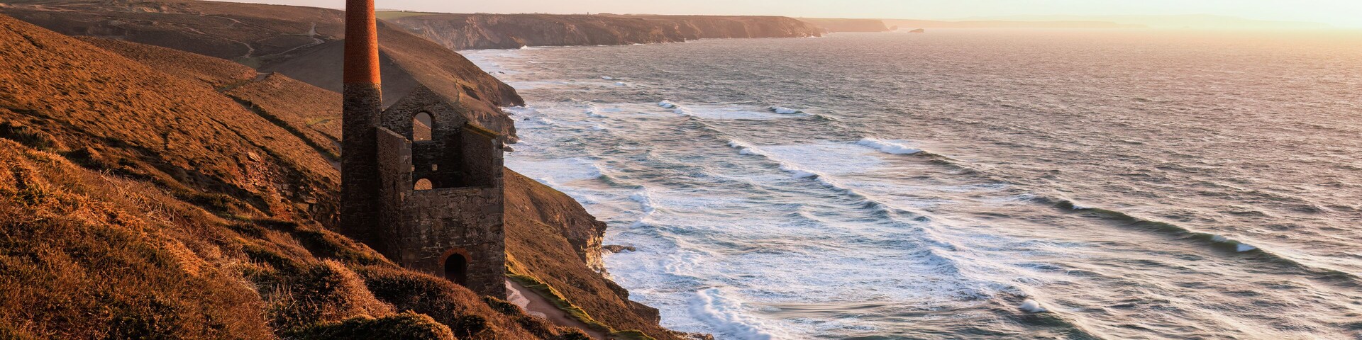 Wheal Coates sunset cornwall uk