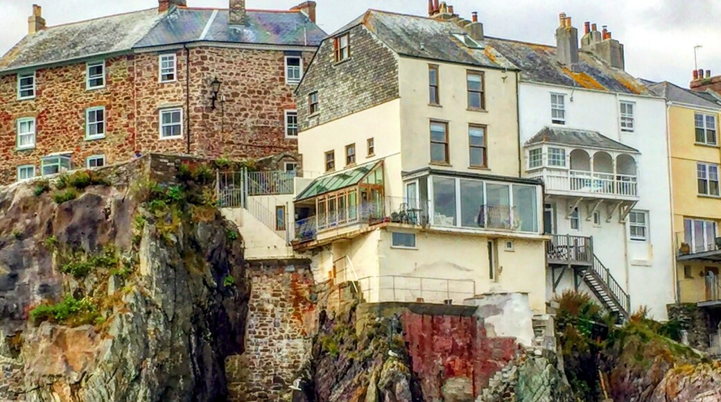 Cornish houses, Cawsand, Plymouth, England
