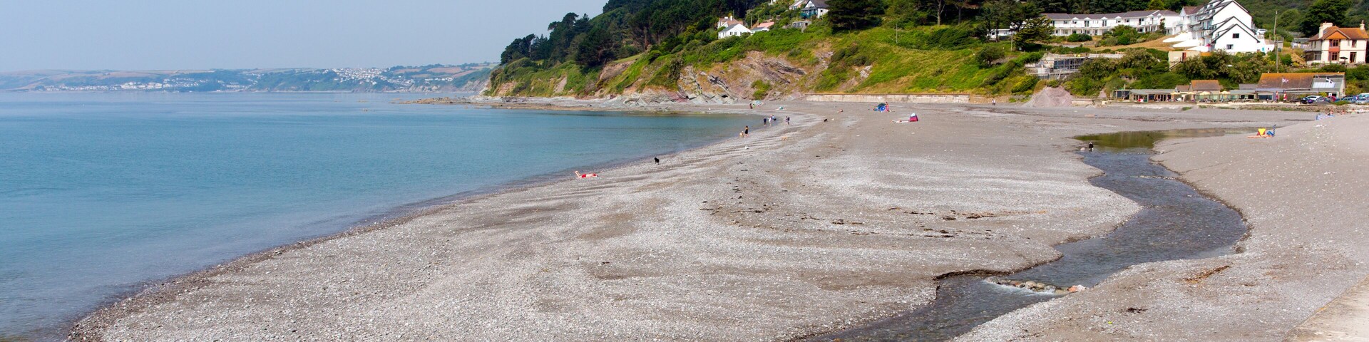 Seaton beach Cornwall near Looe England UK