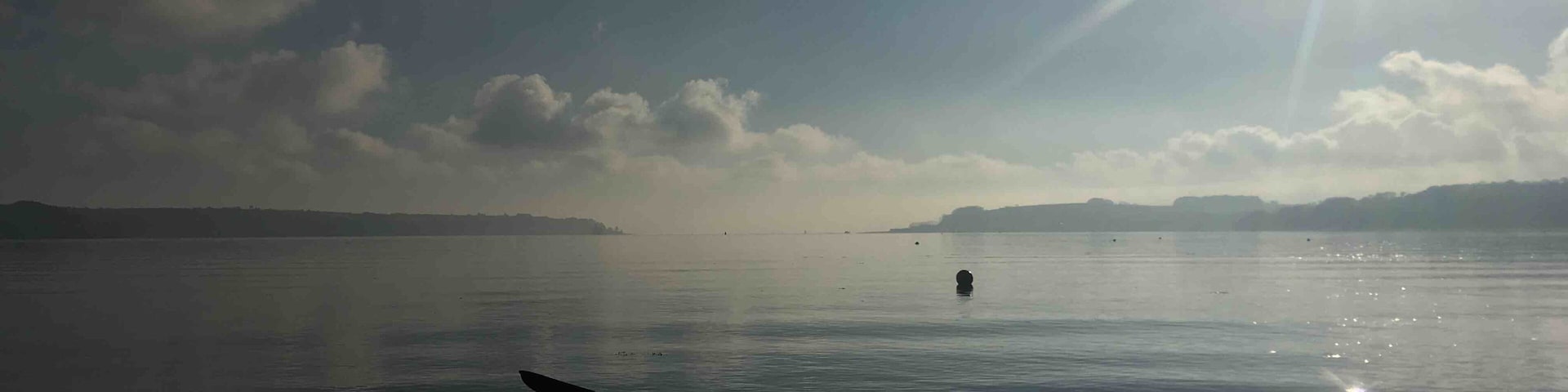Loe Beach 27th December. Much as I love the summer, this beach is really busy then. On this day there were few people, few boats, and water like a mirror. Good for the soul.