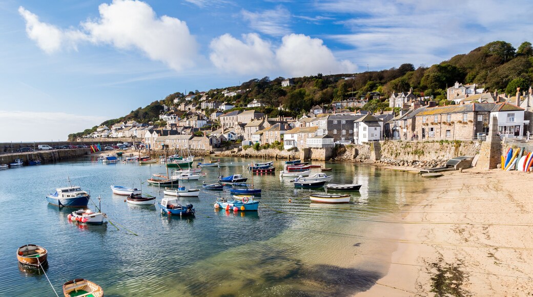 Beautiful summers day at Mousehole Harbour near Penzance Cornwall England UK Europe, Shutterstock ID 220997089, Purchase Order: SP-1843, Order Number: SP-1843 Hotels.com Seasonality Project - Summer/B