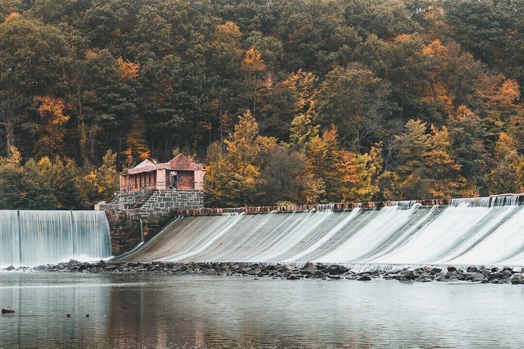 Fishing spot along the Housatonic RIver. Entrance is between A Streeet and BAD SONS Beer Co. It's an easier missed bridge on the river side of Route 34.