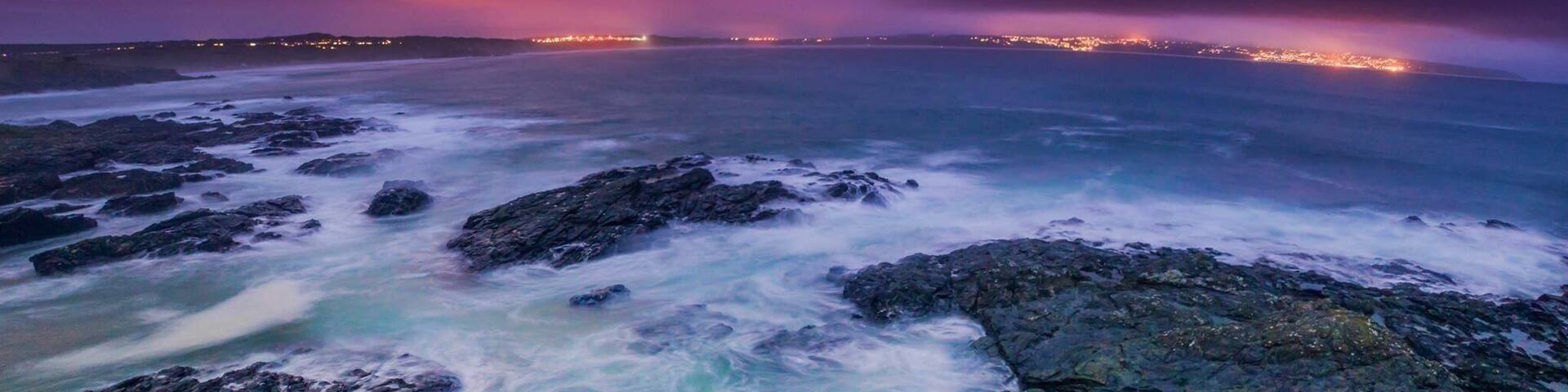 Looking over to St Ives in the distance