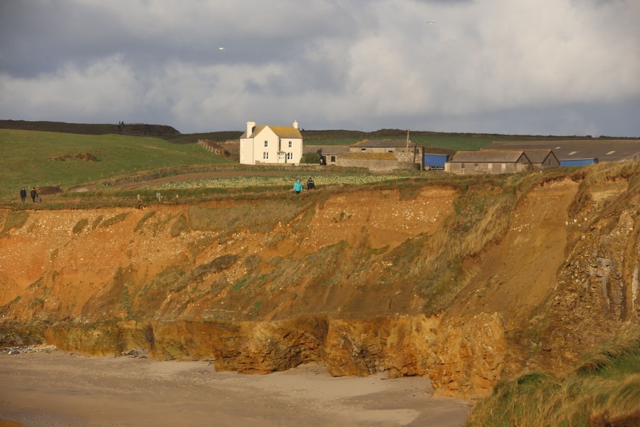 This lonely farm house is quite common along this coastline. Some offer holiday accommodation