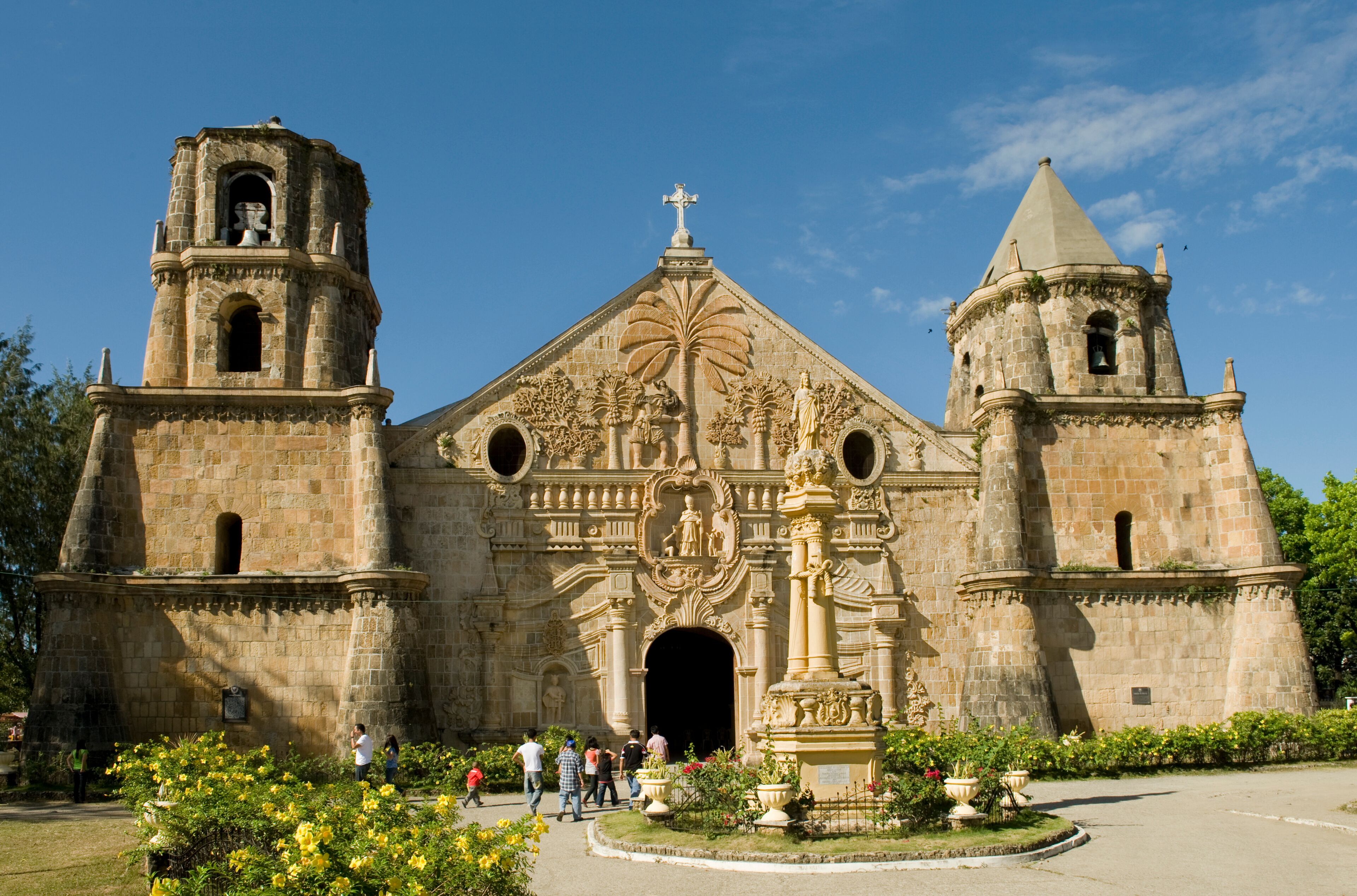 Miagao Church built in 1797, recently restored, Iloilo, Panay, Philippines