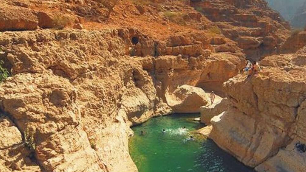 Wadi Ash Shab, is one of the most spectacular wadis in Oman.