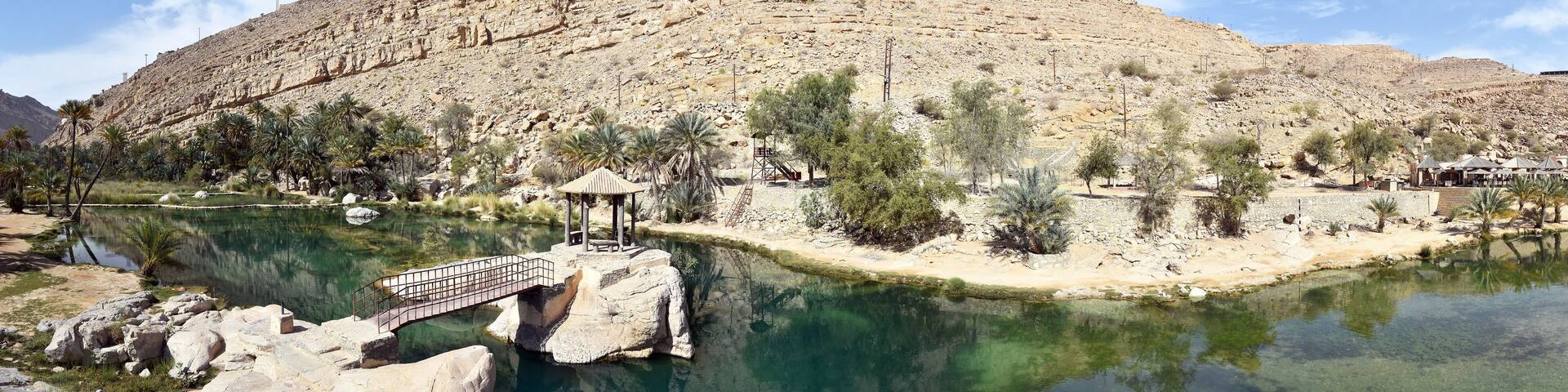 Sultanate of Oman, Wadi Bani Khalid, Oasis