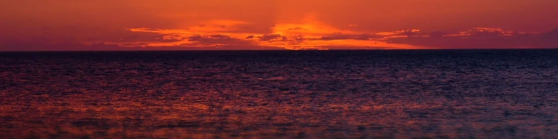 Sunset over the Pacific