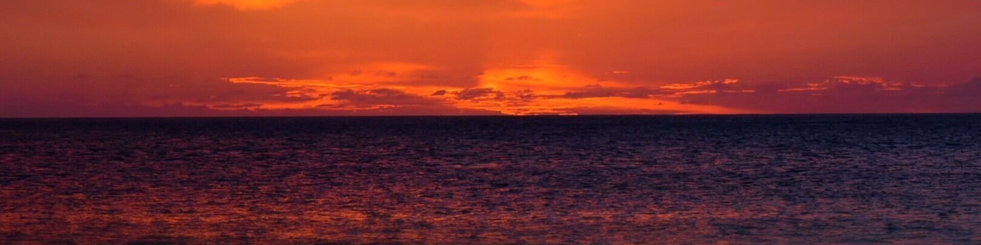 Sunset over the Pacific