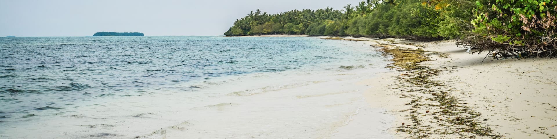 Paradise beach at sunny day