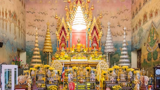 luang por phra sai buddha state at wat pho chai church in nong khai,thailand