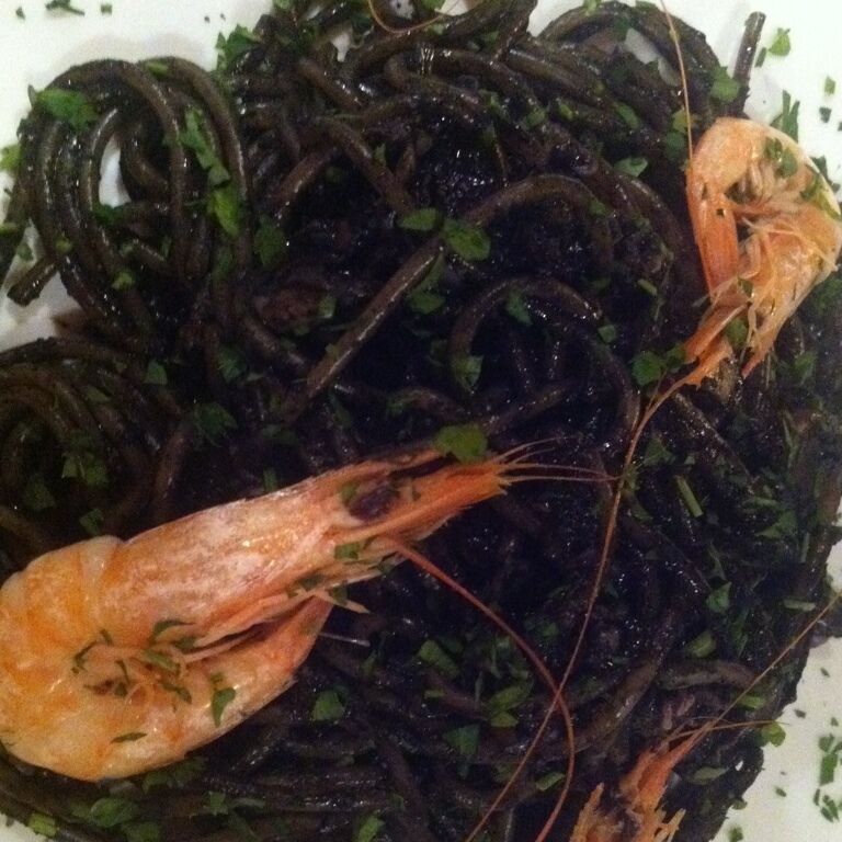 Spaghetti al nero di seppia