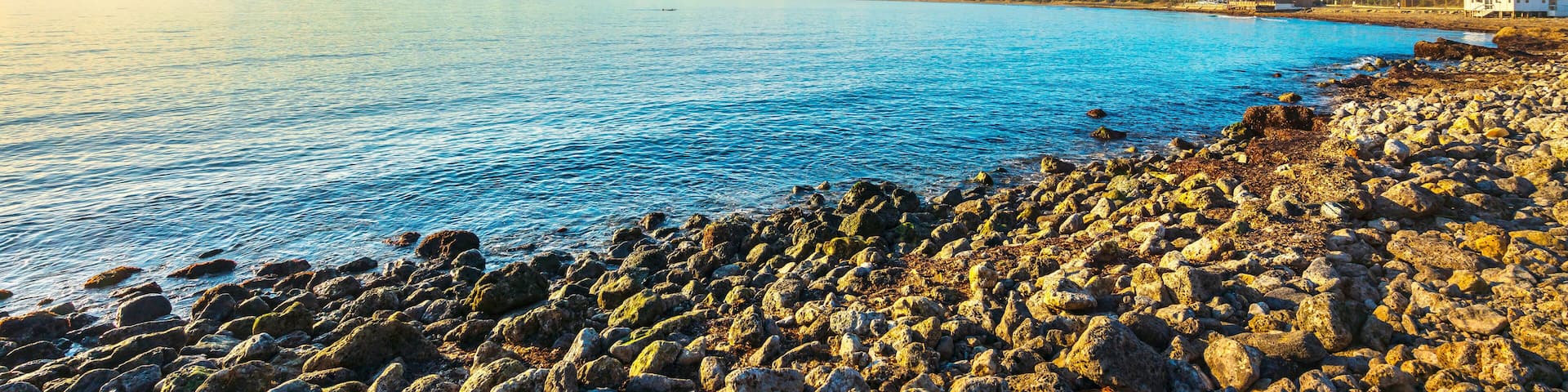 Ansedonia bay beach in Argentario, Tuscany, Italy