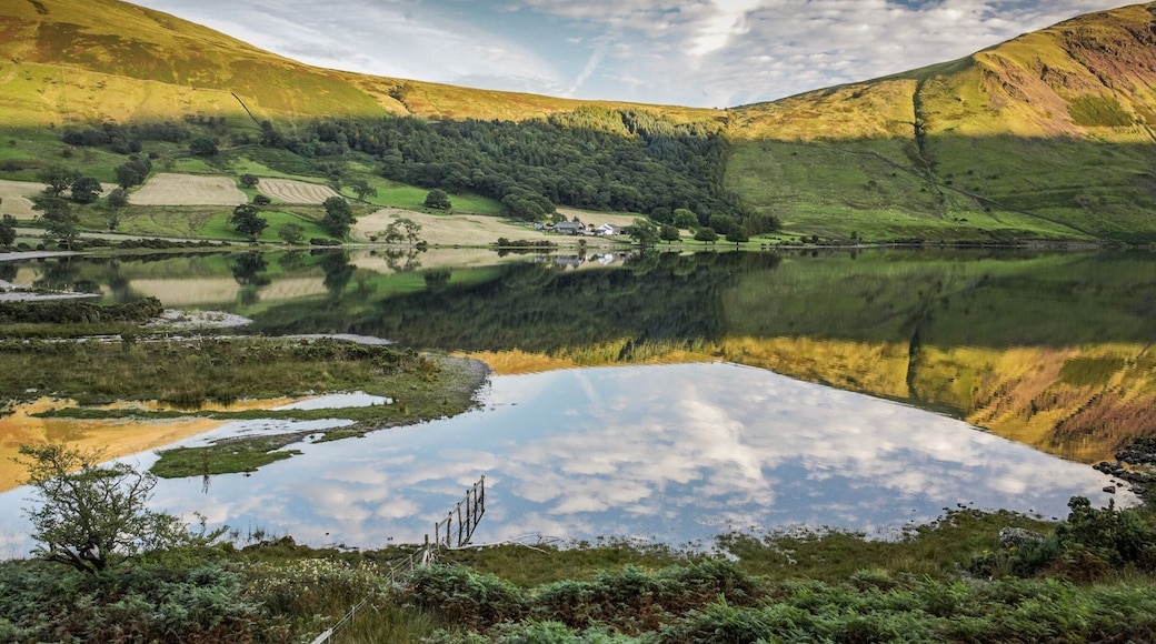 A very rare opportunity to photograph the lake with this mirror like stillness.