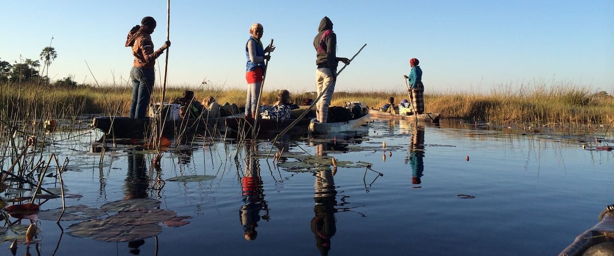 My favorite place anywhere in the world I've been! Peace & Tranquility in the middle of nowhere surrounded by African bush and the potential for visits from wildlife. The locals were great! Beautiful Botswana!