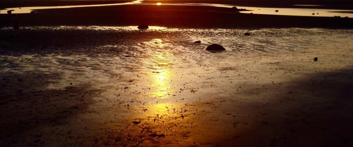 Sunset over Solway Firth