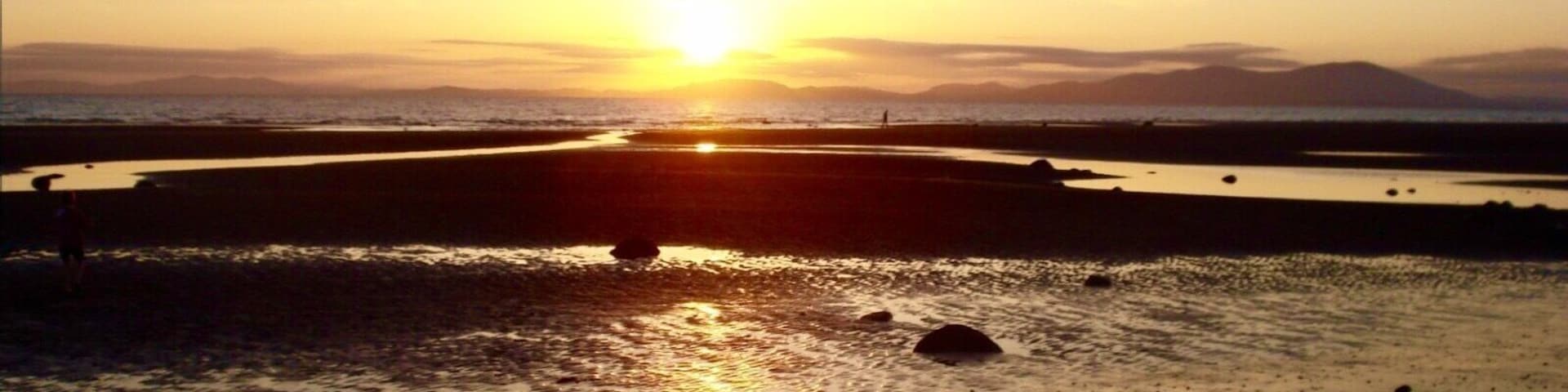 Sunset over Solway Firth