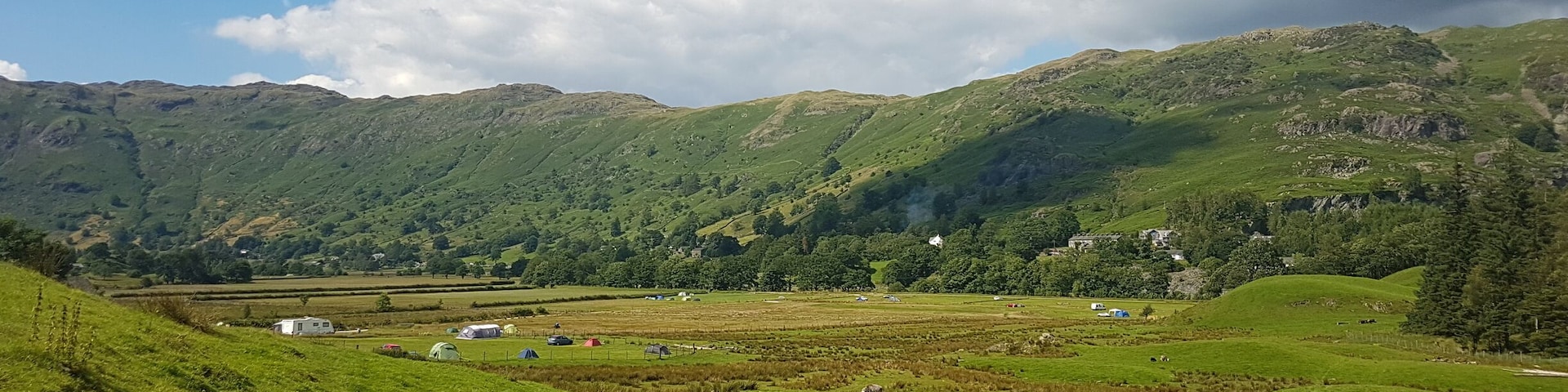 A view over Baysbrown Campsite #camping #mountains #lakedistrict #cumbria #uk #chapelstile