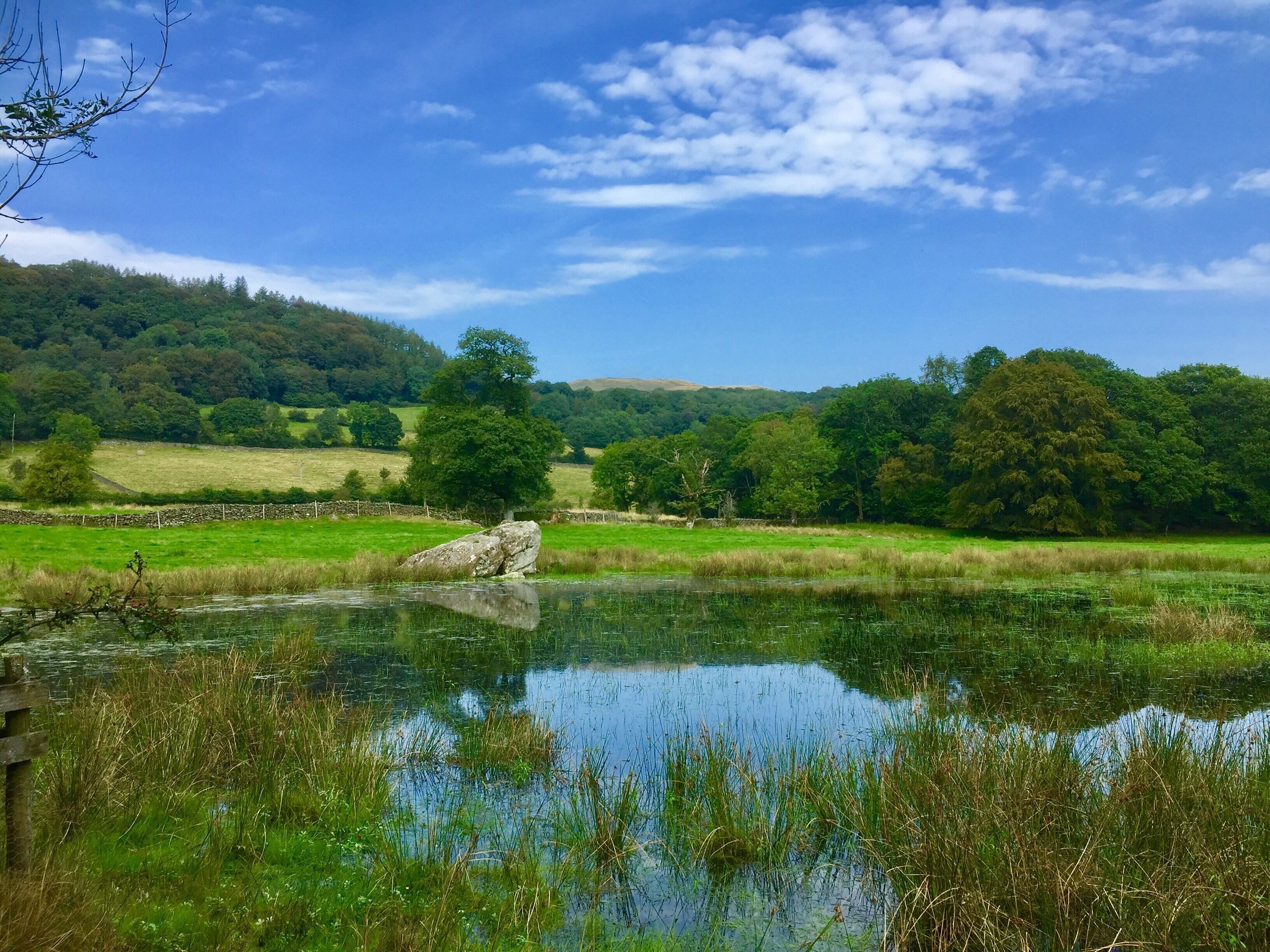 Many paths, tracks and paths from this village