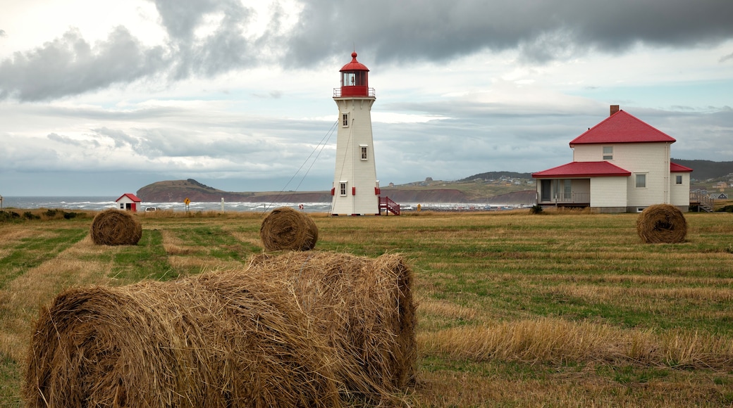 Havre Aubert Lighthouse or Amherst island lighthouse in Magdalen island