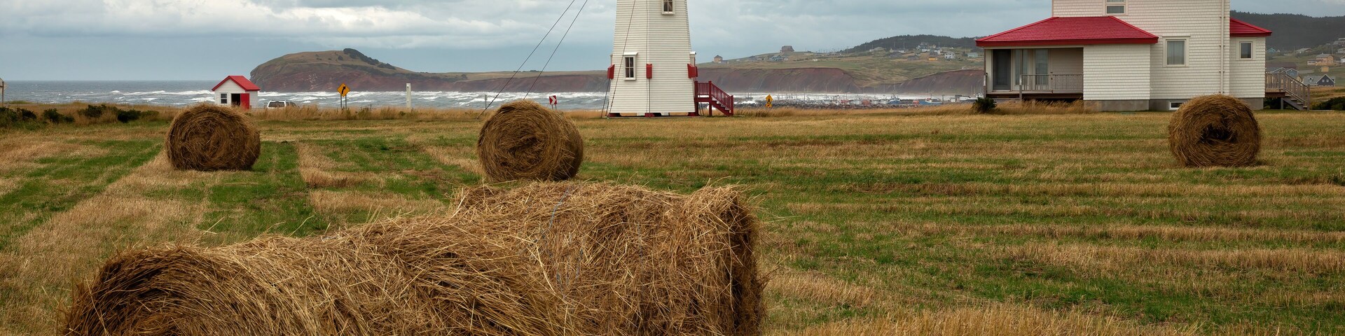 Havre Aubert Lighthouse or Amherst island lighthouse in Magdalen island