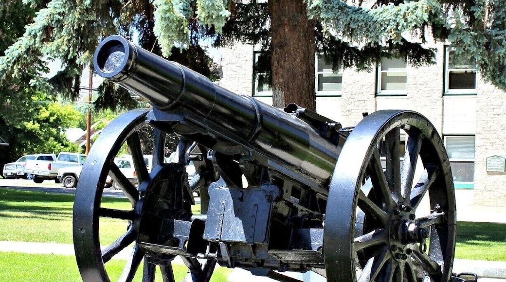 In front of court house