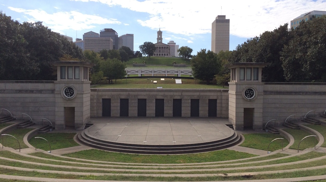 Ampitheather with a view of Capital Hill.