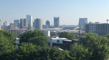 Great view of downtown Nashville.