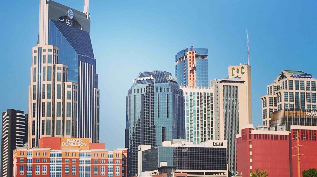 # on the road. Downtown Nashville Tennessee what a beautiful city