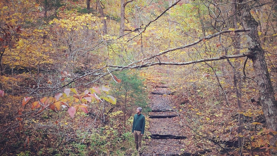 This out-of-the-way park has stupidly beautiful trails winding next to a lovely little creek. You can hike to the nature center if you like. #hiking