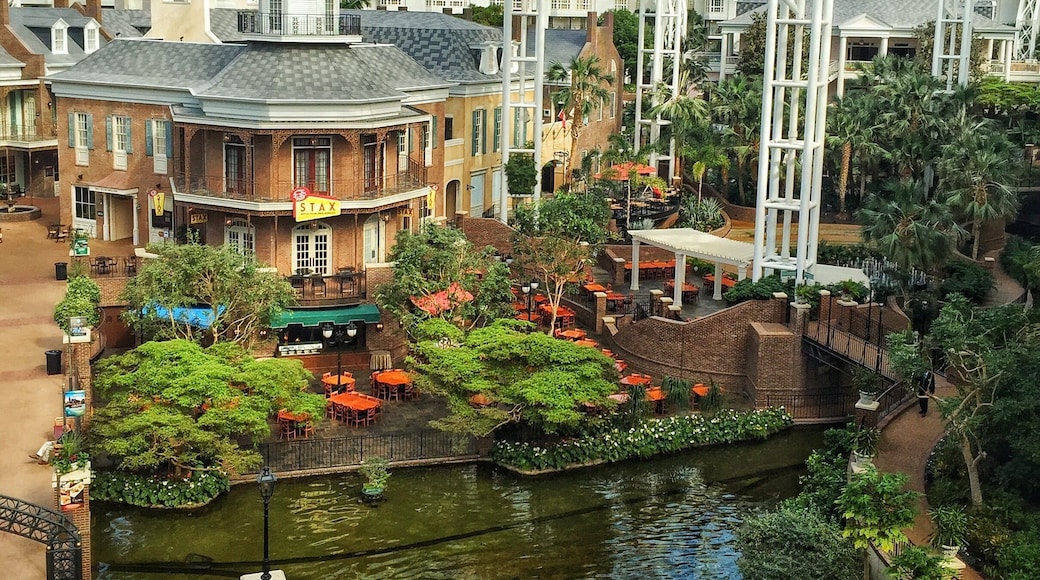 The Gaylord Opryland Resort & Convention Center, a premier Opryland hotel in Nashville, TN, offers guests all the excitement and energy of Music City under one spectacular roof. Nestled in a bend of the meandering Cumberland River, our Nashville resort features an extraordinary selection of dining, shopping and recreational activities underneath our signature glass atriums — the perfect setting for a complete getaway. Our luxurious guest rooms feature comfortable beds with thick mattresses and fluffy down pillows, mini-refrigerators and 32" LCD cable televisions with CNN, ESPN and HBO. Room service is available 24 hours a day. During downtime, enjoy our Opryland hotel's 9 acres of lush indoor gardens and cascading waterfalls, or unwind in Relâche Spa & Salon, our on-site spa offering massages, facials and more. Our Opryland hotel in Nashville also offers 600,000 square feet of event space for meetings, conferences, weddings and receptions. www.marriot.com